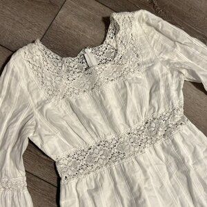 MICHAEL Michael Kors White Long Sleeve Dress